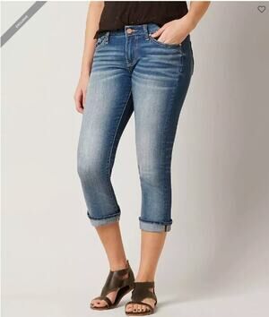 NWOT BKE Harper Stretch Cropped Denim Jeans Size 28